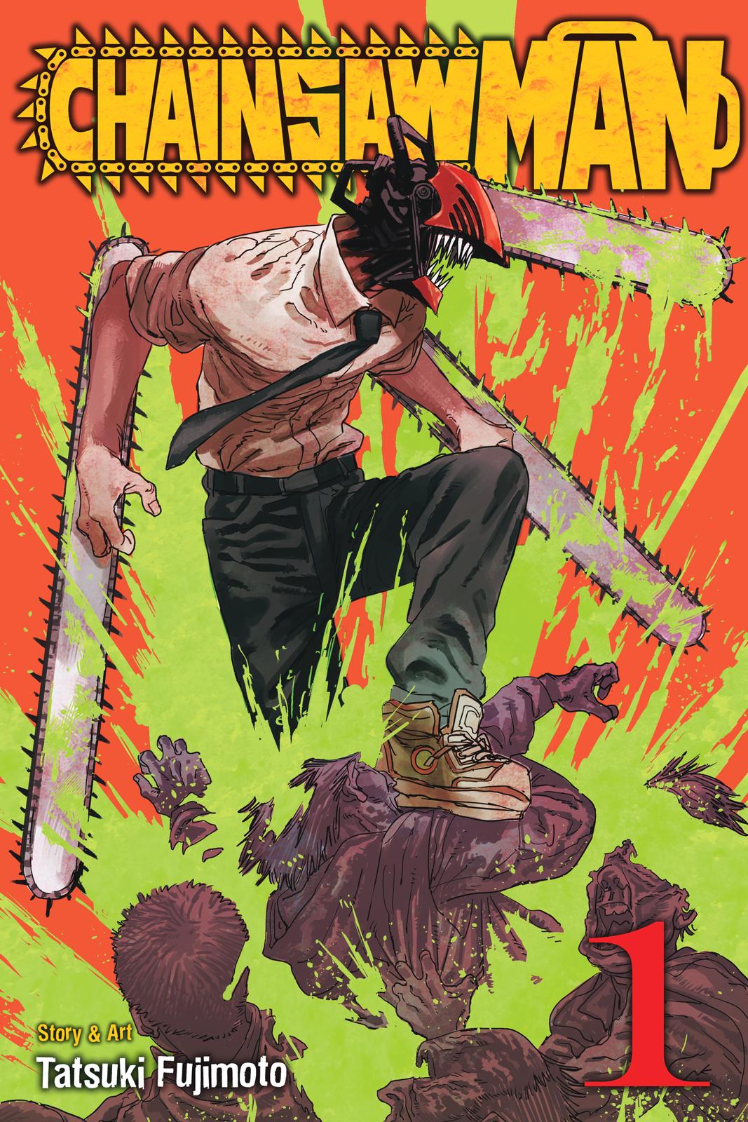 Chainsaw Man Chapter 1 Font Cover 