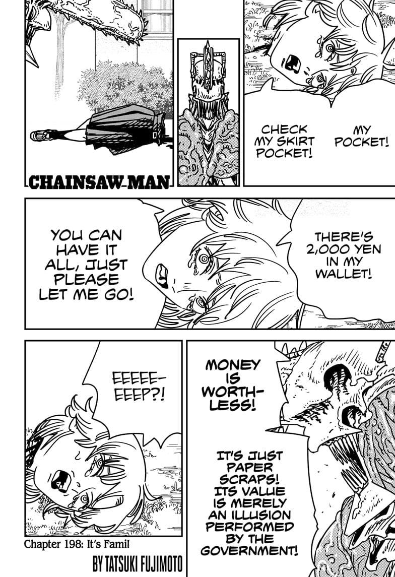 Chainsaw Man Chapter 198 Page 001